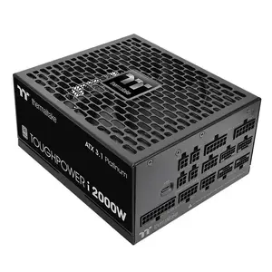 Блок питания Thermaltake Toughpower i2000W 2000 Вт, 24‑контактный ATX, 80 PLUS Platinum, вентилятор 140 мм, ATX, черный