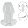ANOS Butt Plug w Tunnel Transp — анальная пробка 10,2 см Photo 2