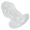 ANOS Butt Plug w Tunnel Transp — анальная пробка 10,2 см Photo 5