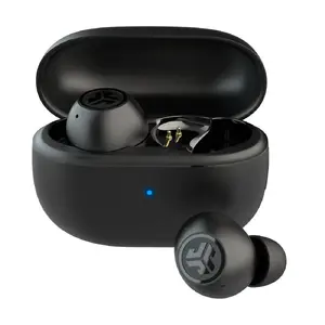 Austiņas JLab Go Pop ANC TWS intraaurālas, Bluetooth, ANC, 20–20 000 Hz, darbības rādiuss 9,1 m, USB‑C, melnas