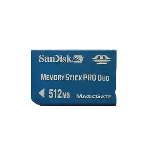 Карта Memory Stick Pro Duo SANDISK 512MB MagicGate — б/у, протестирована, отформатирована