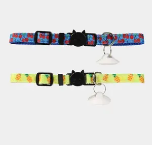 Standard pet collar Catlink CL-UTS-01 — universal dog and cat collar, includes 2 RFID tags, Green/Red