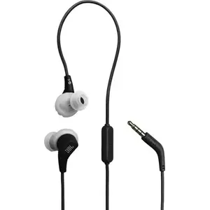 Vadu in-ear sporta austiņas JBL Endurance Run 3 — melnas, 20–20 000 Hz