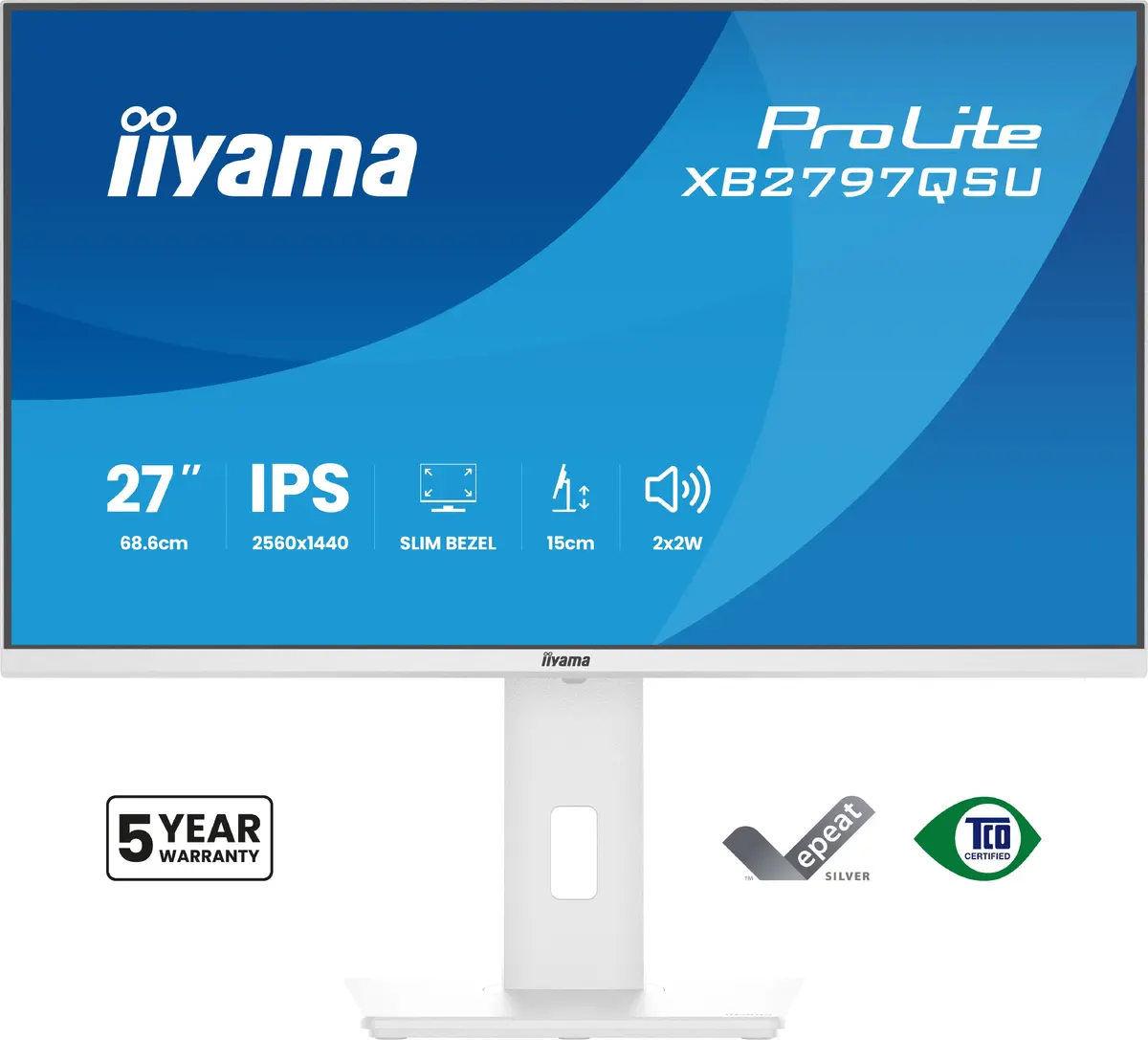 IIYAMA ProLite XB2797QSU-W1 27" Quad HD IPS монитор Photo 2