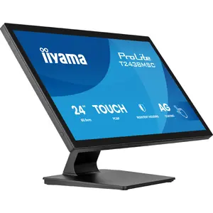 Монитор IIYAMA ProLite T2438MSC-B2 23,8" IPS Full HD 1920x1080 сенсорный, 5 мс, 600 кд/м², USB 3.2, динамики, VESA