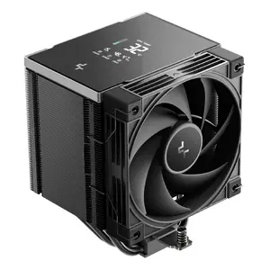 Air cooler DeepCool AK500 G2 Digital NYX, 120 mm fan, max air pressure 3.33 mmH2O, 117×129×159 mm, black