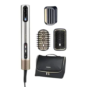 Hair styling kit BABYLISS AS6555E — Airflow technology, 4 heating levels, 2.5 m cord, Silver/Gold