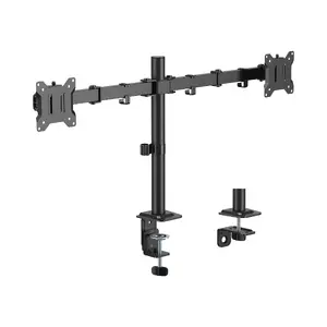 SBOX LCD-352/2-3 TV wall mount for 17–32 inch screens, dual-arm, 2×10 kg capacity, 100×100 VESA