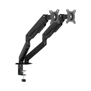 SBOX Desktop LCD-S024-3 desktop monitor stand for 17–32" screens, dual-arm, max 2×9 kg, VESA 100×100