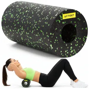 Masāžas rullis Springos ACT0094 — EPP, garums 29,5 cm, diametrs 15 cm, 500 g, vidējas cietības