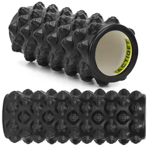 Masāžas rullis Springos ACT0101 — 33 cm garums, Ø13 cm, EVA/PVC, vidēja cietība