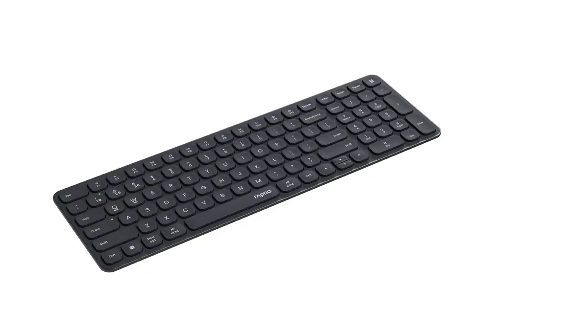 RAPOO E9310M klaviatūra — pilna izmēra RF + Bluetooth Photo 2
