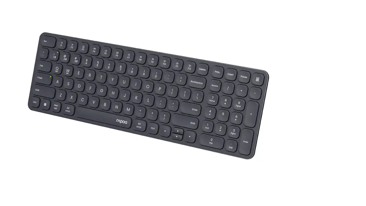RAPOO E9310M klaviatūra — pilna izmēra RF + Bluetooth Photo 5