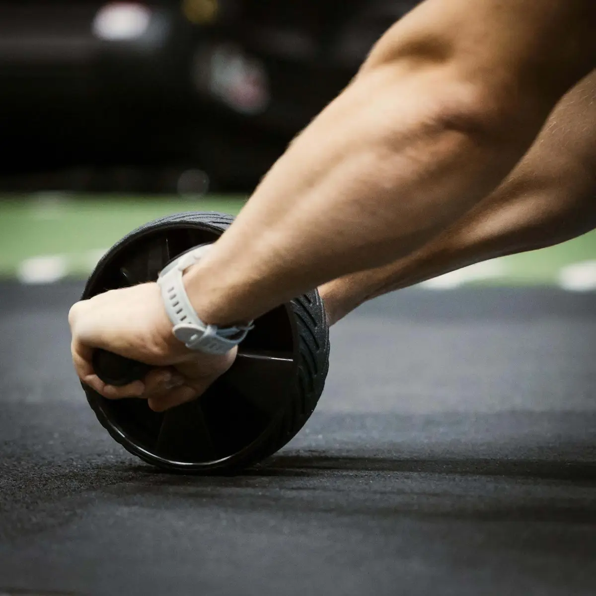 Exercise wheel Springos ACT0110 — ab roller with mat Photo 5