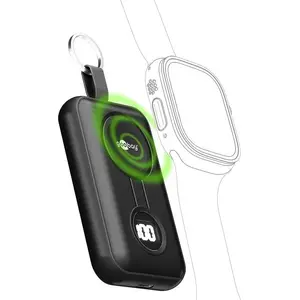Wireless Powerbank for Apple Watch WENTRONIC 2,500 mAh — portable charger for smartwatch
