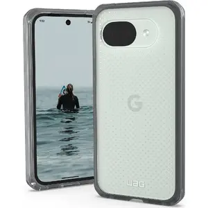 Protective phone case Urban Armor Gear Dot Case for Google Pixel 10a — transparent ice/ash