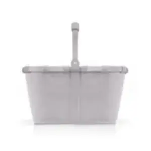 Корзина для покупок Reisenthel carrybag Silver — алюминиевая рама, полиэстер, 22 л, 480×280 мм