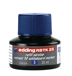 Marker refill Edding RBTK 25, 25 ml blue ink, replacement for Edding markers