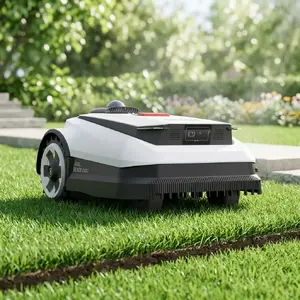 Робот-газонокосилка Ecovacs GOAT A1600 LiDAR PRO — 1600 м², беспроводная установка, триммер TruEdge 33 см, навигационная система Dual-LiDAR (360° + 3D ToF)
