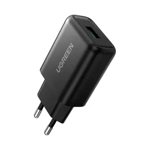 UGREEN UGR621BLK 18W USB Indoor Charger for Smartphones, Black
