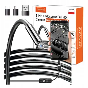 Workshop Inspection Camera zenwire AN100 endoscope for Android phones USB-C 3.5 m cable