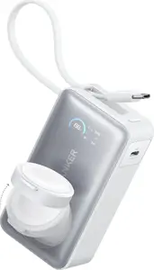 Powerbank Anker MagGo A1657021 — 10000 mAh, 35 W, USB‑C (24‑pin), balts