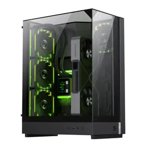 PC Midi Tower GameMax T20 BK White — ATX PSU, 3x120mm rear fans, supports 3.5" HDD & 2.5" SSD, 215×530×415 mm