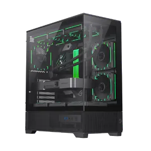 PC Case GameMax VISTA 2 AB Midi Tower — Black, ATX PSU, supports 3.5" HDD & 2.5" SSD, top 120/140 mm fans