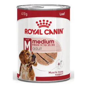 Корм для собак Royal Canin Medium Adult Meat — 410 г (консерва), для средних пород 11–25 кг, взрослым