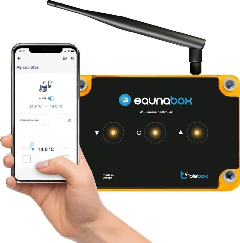 bleBox saunaBox pro I/O WiFi pirts kontrolieris 42387 Photo 2