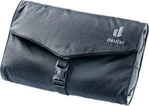 Toiletry bag Deuter Wash Bag II — foldable travel toiletry organizer, black