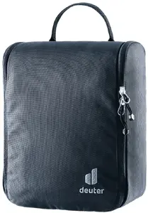 Travel toiletry bag DEUTER Wash Center II, compact organizer for toiletries, black