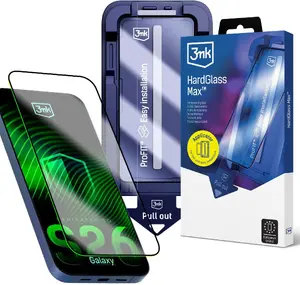 Закалённое защитное стекло 3MK HardGlass Max для Samsung Galaxy S26
