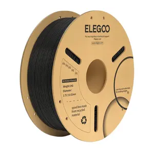 Filament spool Elegoo PLA+ Black – 1.75 mm, compatible with FDM 3D printers