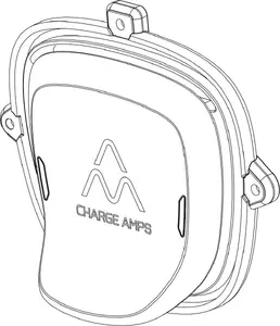 Charge Amps Dawn крышка Type 2 – запасная передняя панель для зарядного устройства Dawn