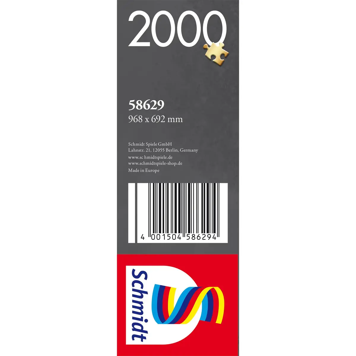 Puzle Schmidt Spiele 58629 — 2000 gab. Photo 3