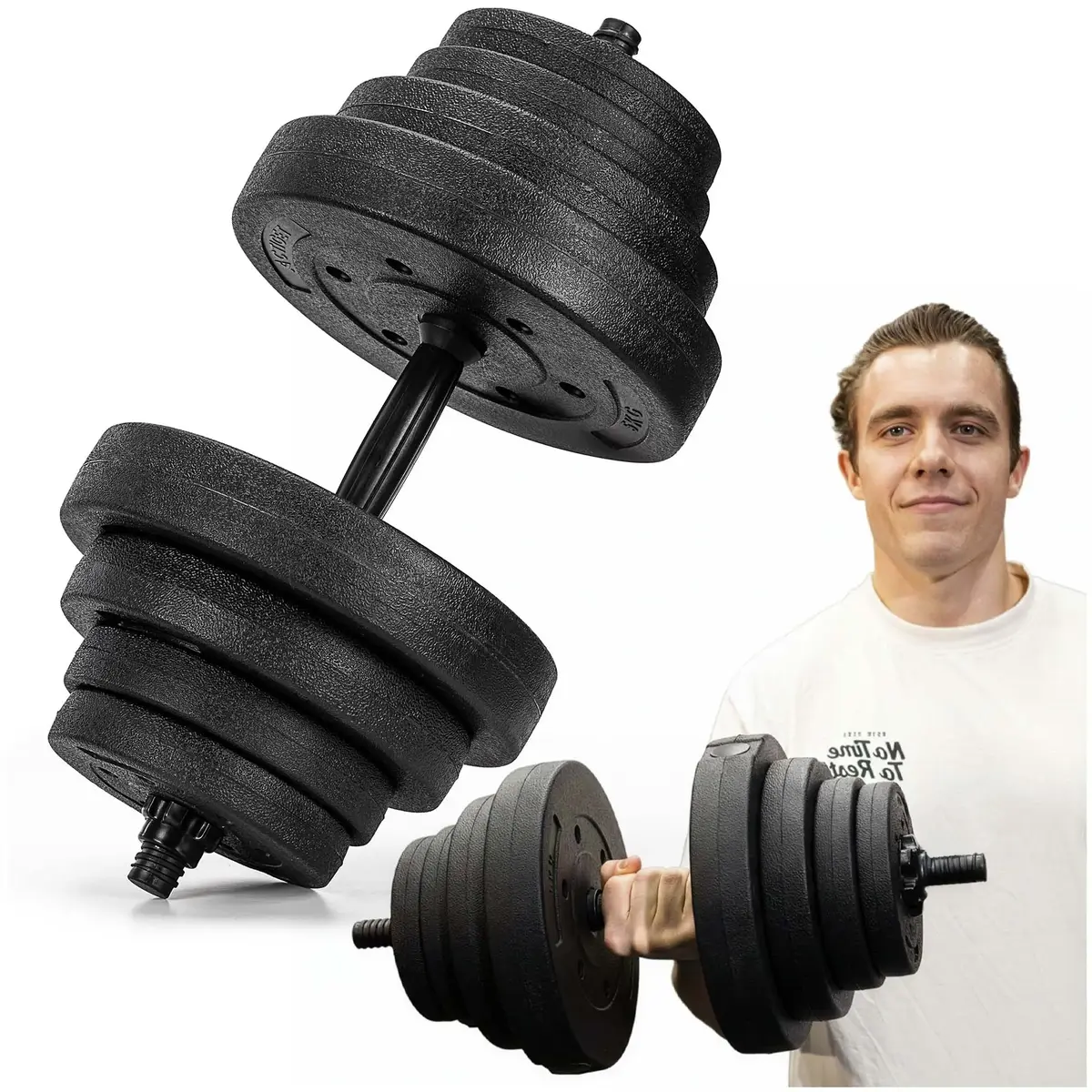 Springos ACT0112 composite adjustable dumbbell 20 kg Photo 4