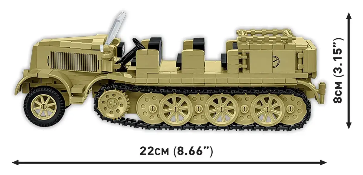 Cobi Sd.Kfz.8 Towing 8.8 cm Flak 36, 975 pcs Photo 2