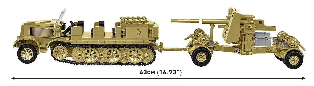 Cobi Sd.Kfz.8 Towing 8.8 cm Flak 36, 975 pcs Photo 5