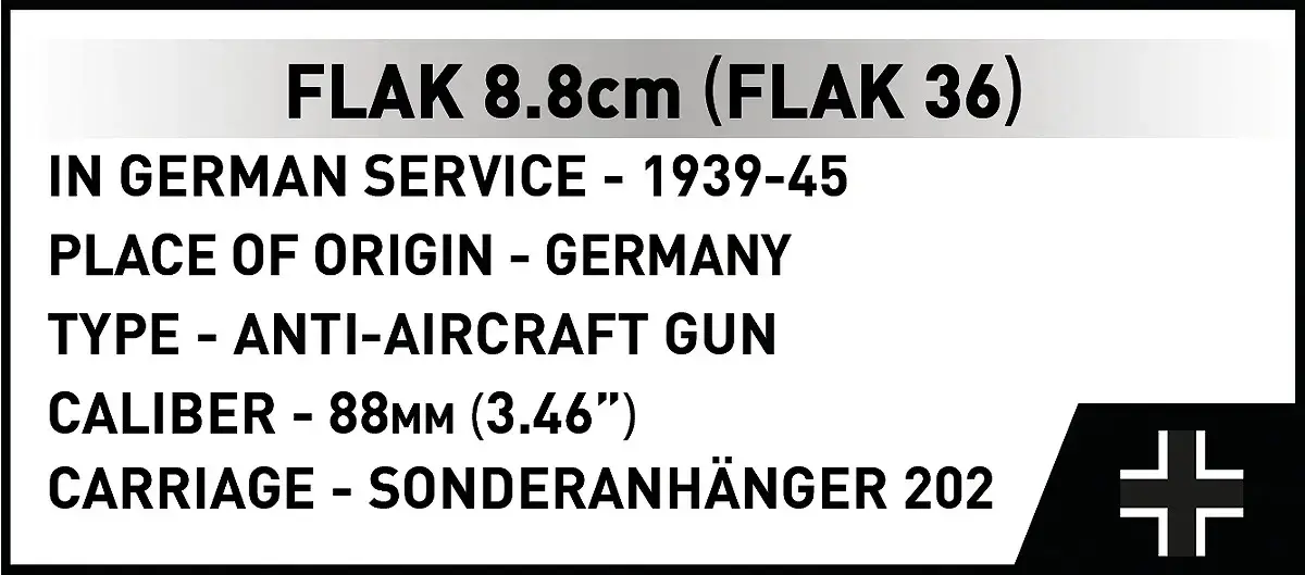Cobi Sd.Kfz.8 Towing 8.8 cm Flak 36, 975 pcs Photo 15