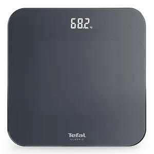 Весы для ванной Tefal Classic PP19036V0 — закалённое стекло 31×31 см, ёмкость 180 кг, шаг 100 г