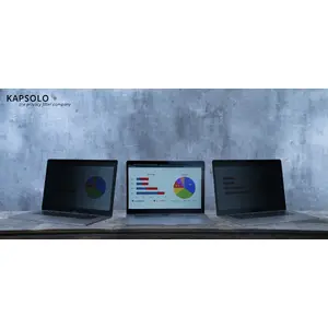 Kapsolo 2-way Plug-In Privacy Screen for 33.02 cm (13.0") Wide 16:10 laptops — 2H hardness, 50% light transmission