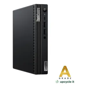 Мини-ПК Upcycle IT Lenovo ThinkCentre M90q (Refurbished) A — Intel Core i5-10500T 2.3 ГГц, 16 ГБ DDR4, 256 ГБ SSD, Windows 11 Pro, чёрный