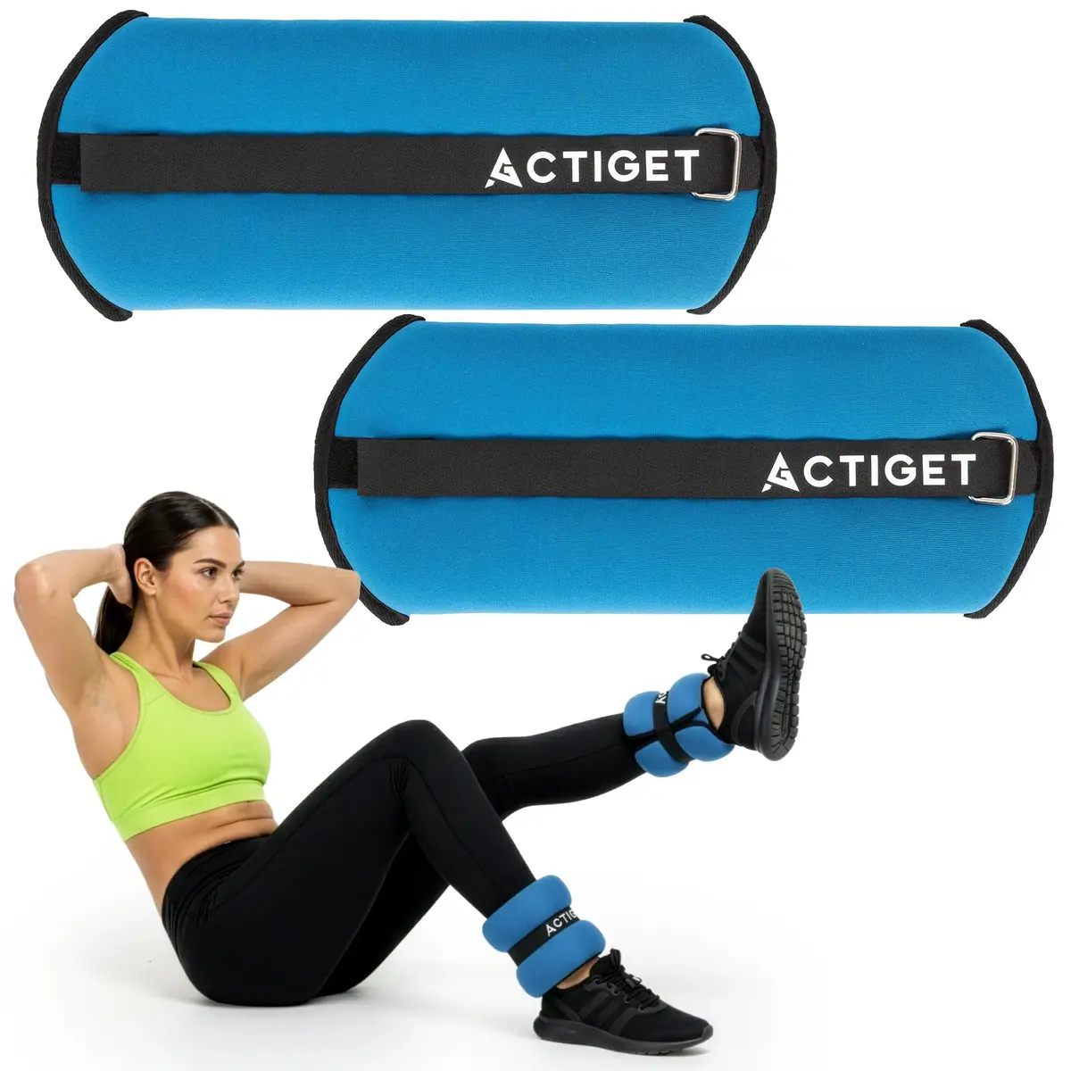 Springos ACT0130 ankle/wrist weights 2 x 2 kg Photo 2