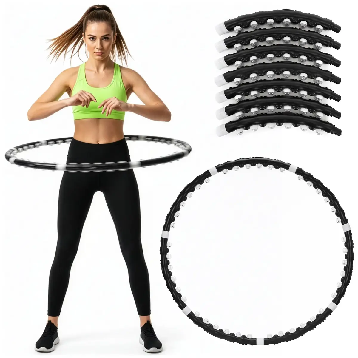 Hula hoop Springos ACT0134 foldable fitness hoop Photo 2
