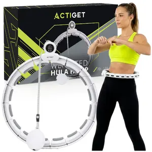 Weighted Hula Hoop Springos ACT0140 — adjustable 16-part fitness hoop, 1.3 kg, inner Ø 35 cm, circumference 70–110 cm