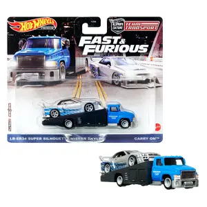Transportlīdzeklis Hot Wheels Team Transport Truck & Race Car, plastmasa/metāls, 14–99 gadi