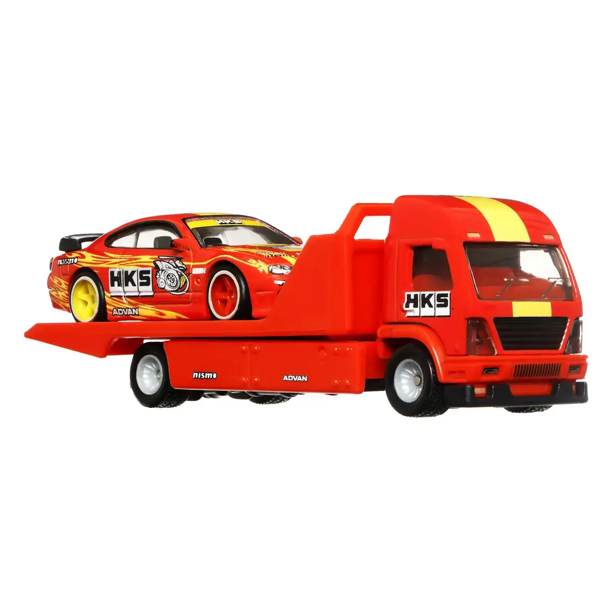 Hot Wheels Team Transport Truck & Race Car Photo 4