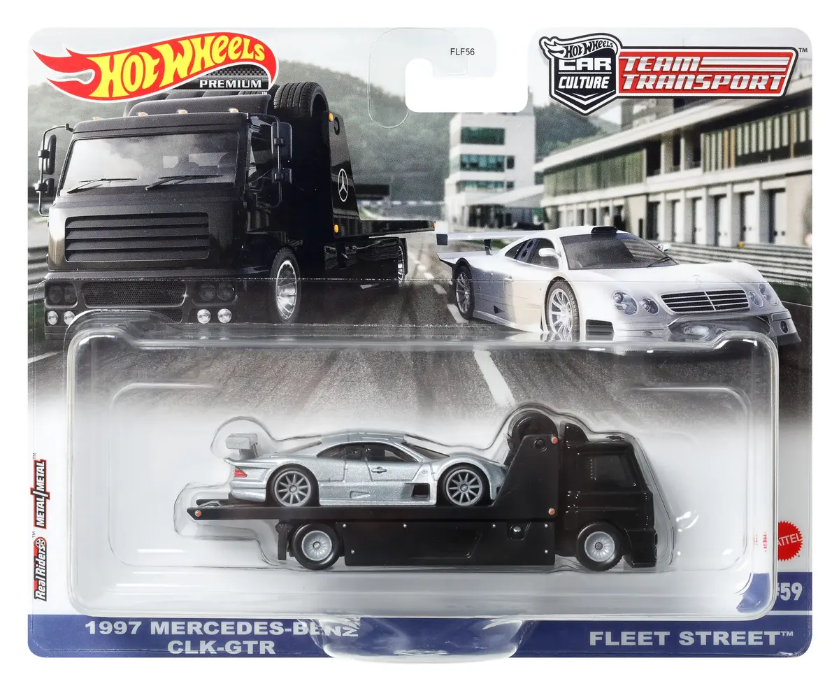 Hot Wheels Team Transport Truck & Race Car Photo 7