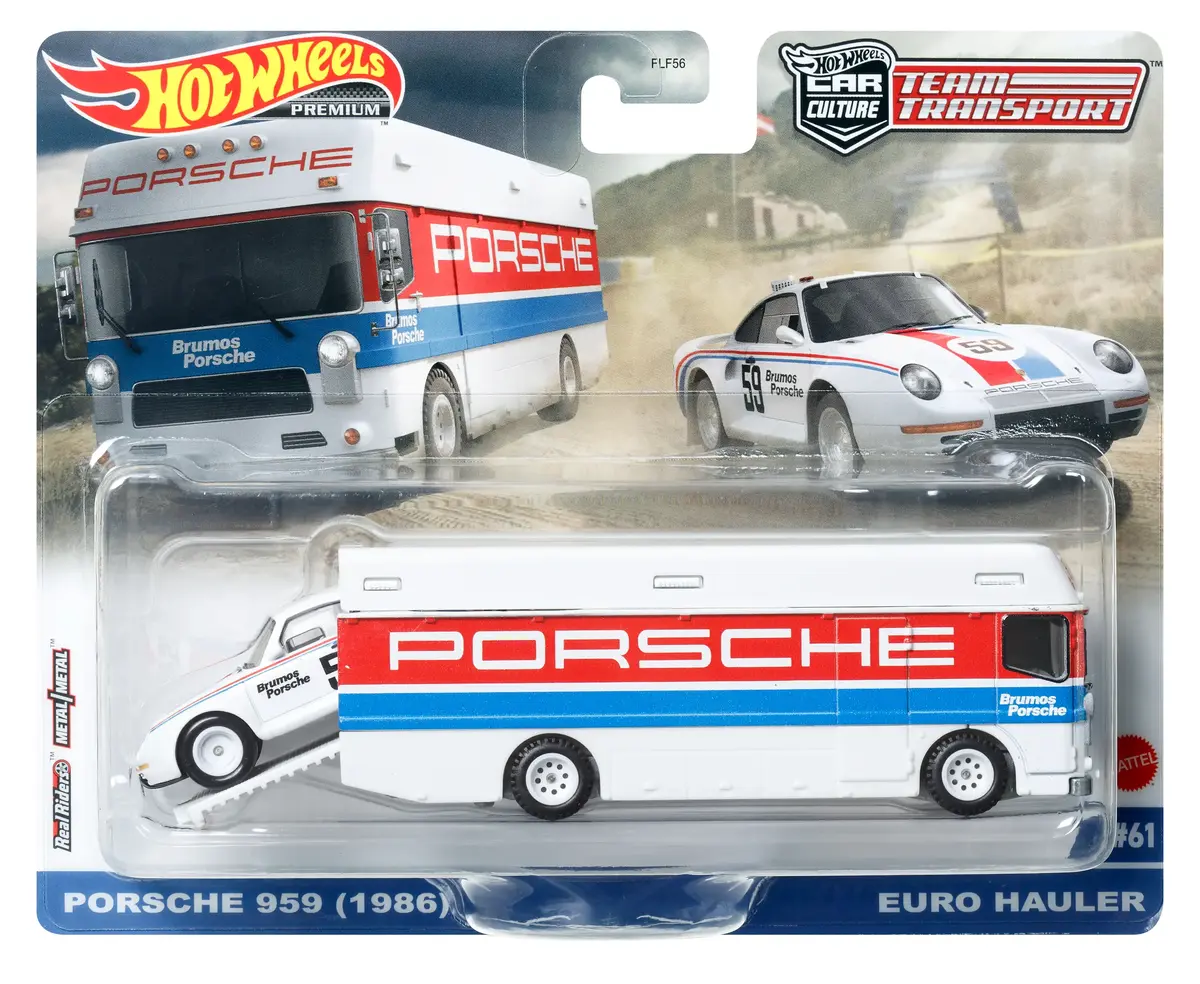 Hot Wheels Team Transport Truck & Race Car Photo 8